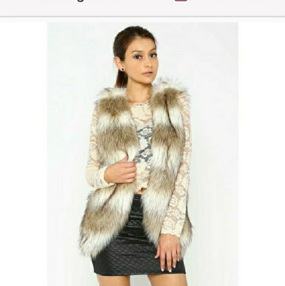 Boutique Brand Fur Vest